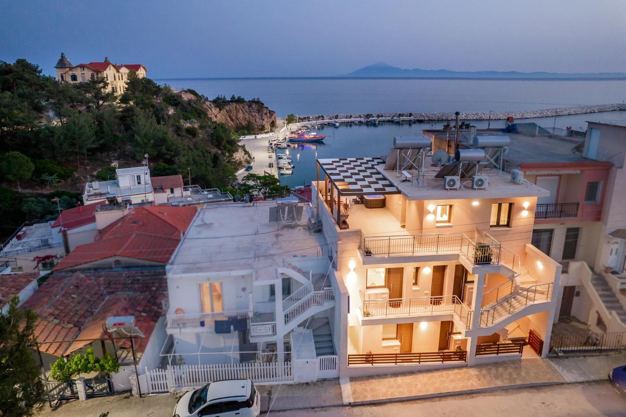 Vela Bianca Suites Limenaria  Ngoại thất bức ảnh