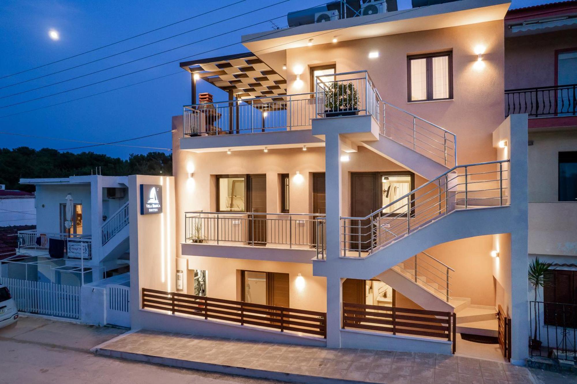 Vela Bianca Suites Limenaria  Ngoại thất bức ảnh