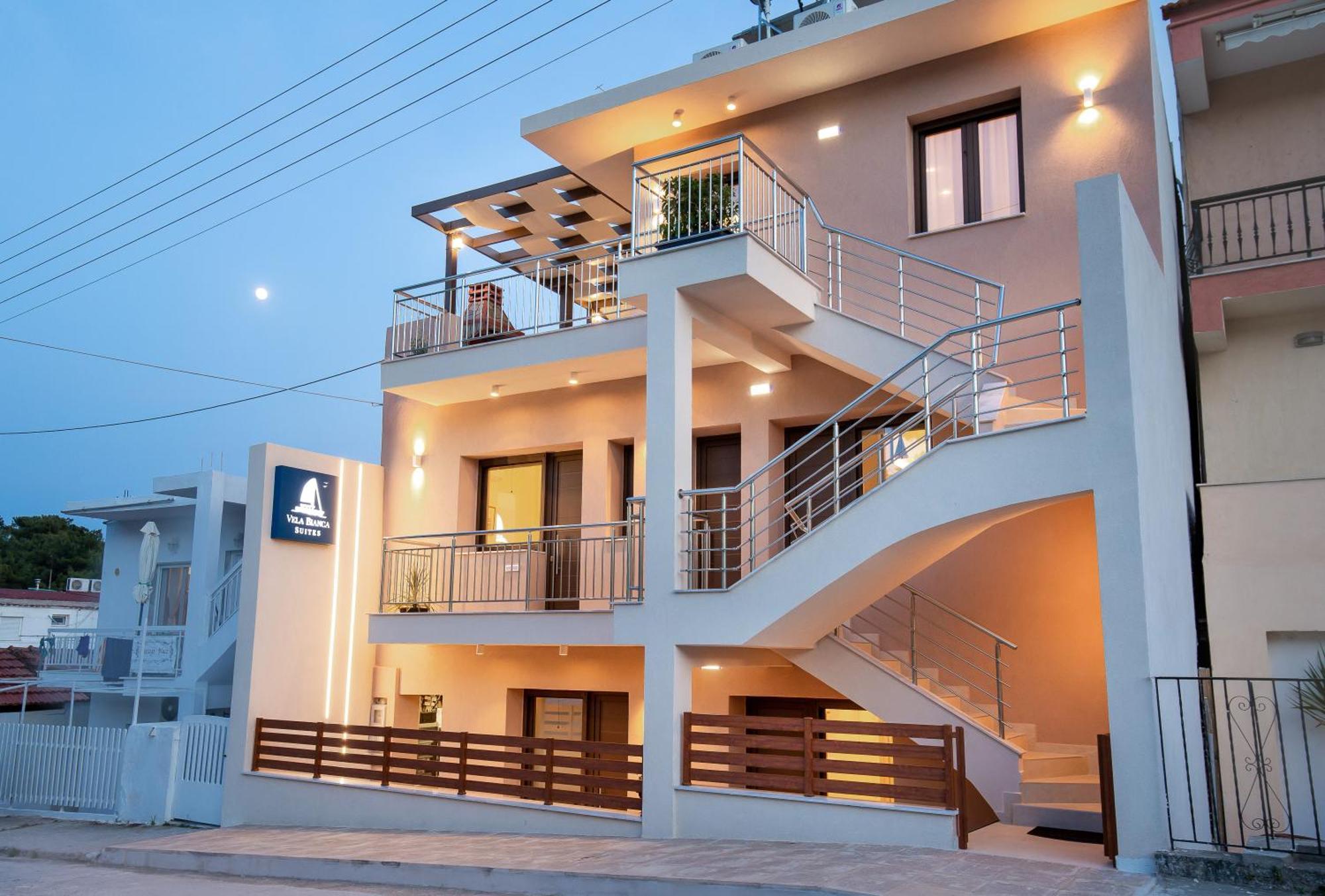 Vela Bianca Suites Limenaria  Ngoại thất bức ảnh