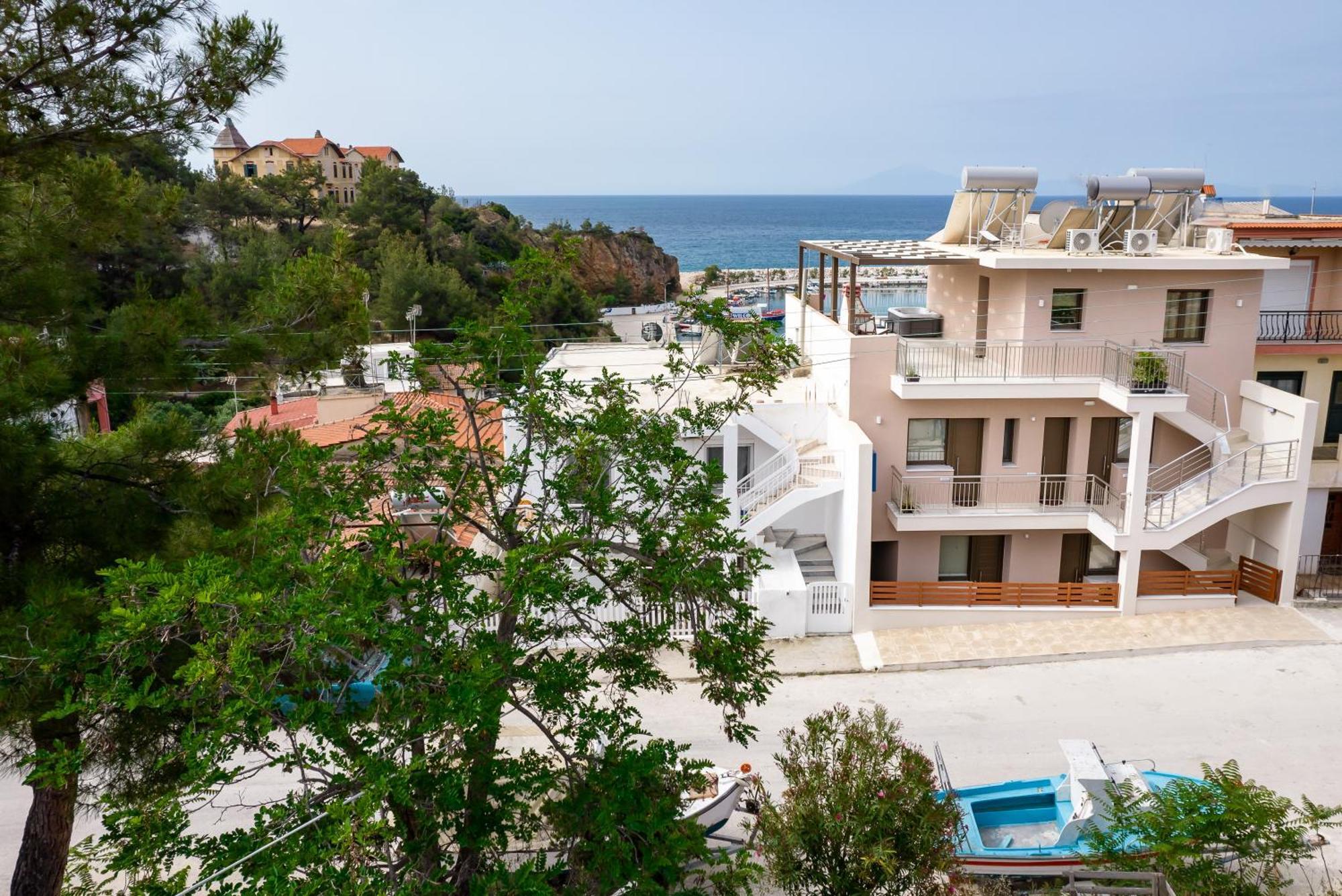 Vela Bianca Suites Limenaria  Ngoại thất bức ảnh