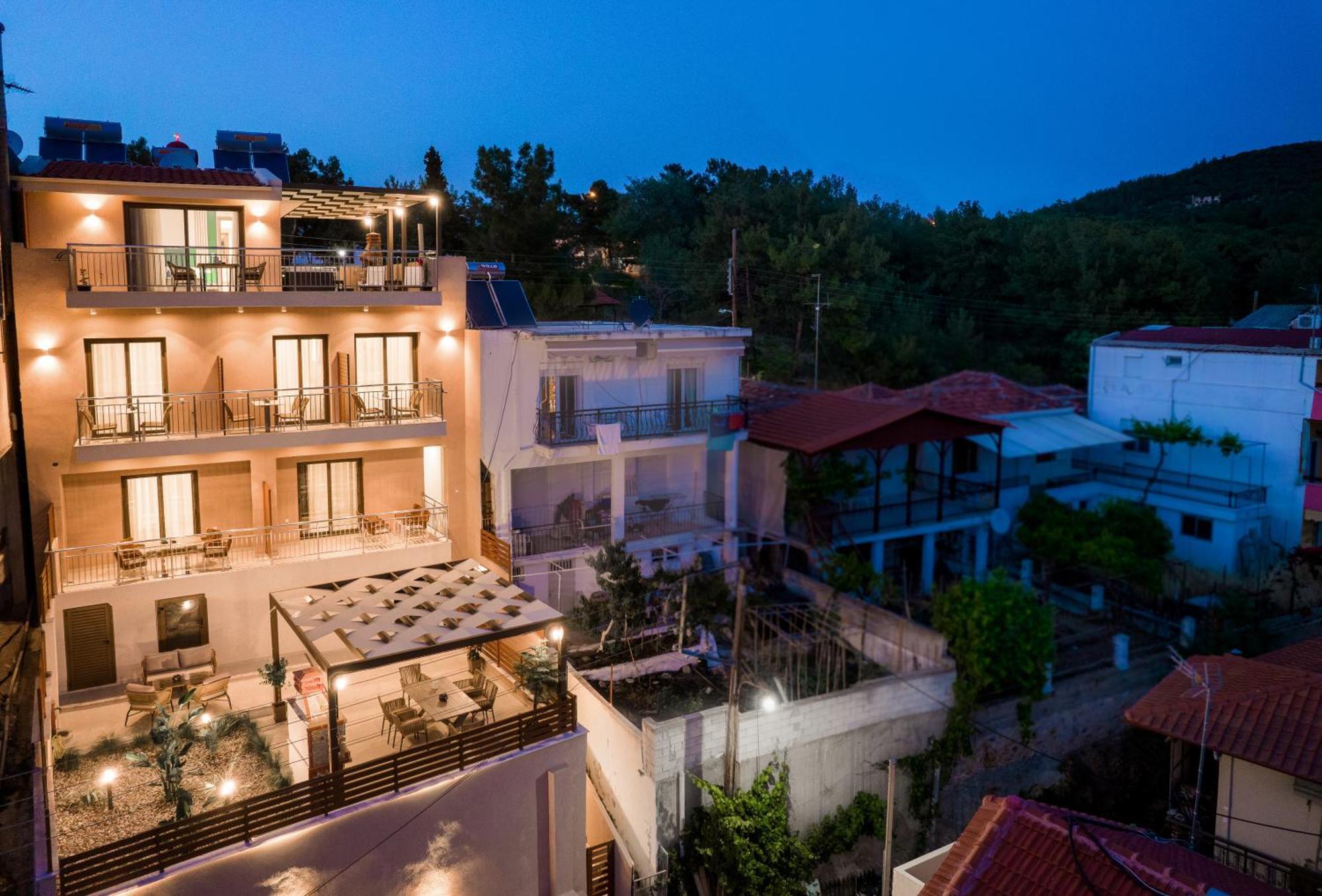Vela Bianca Suites Limenaria  Ngoại thất bức ảnh