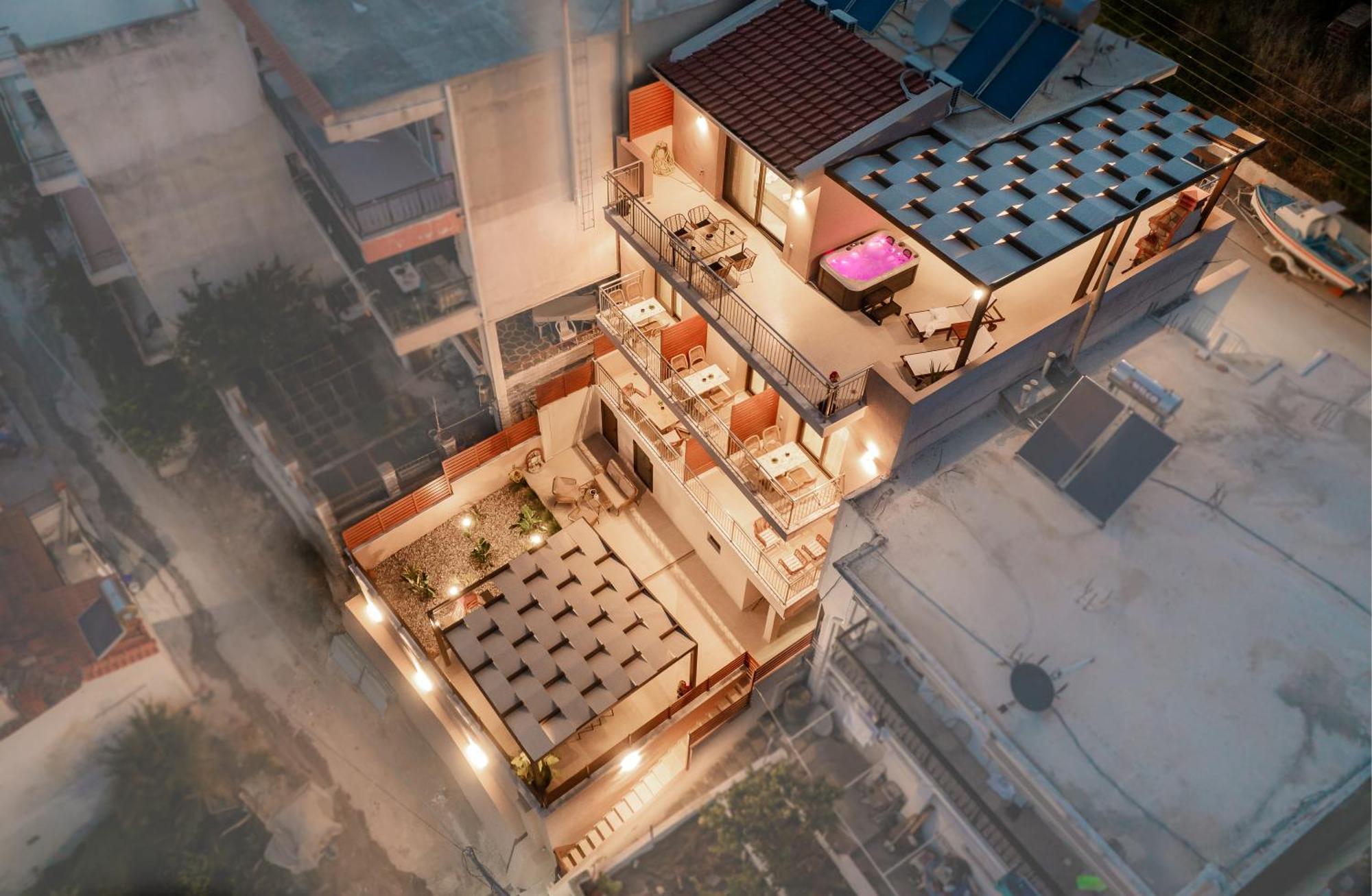 Vela Bianca Suites Limenaria  Ngoại thất bức ảnh