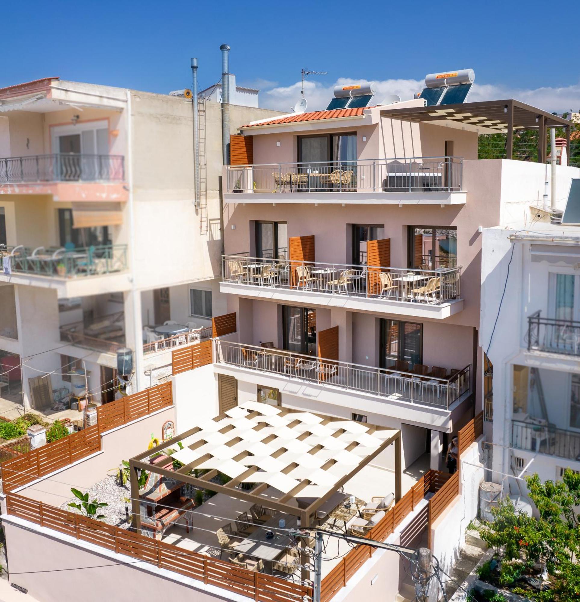 Vela Bianca Suites Limenaria  Ngoại thất bức ảnh