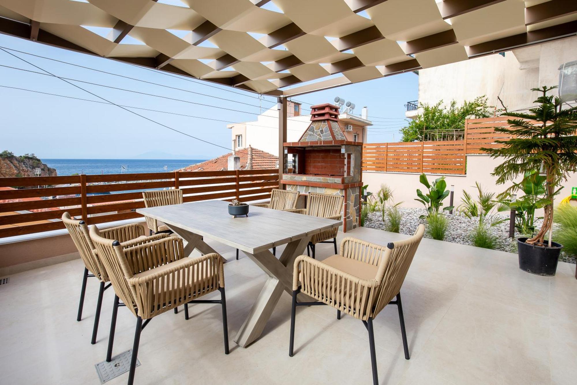 Vela Bianca Suites Limenaria  Ngoại thất bức ảnh