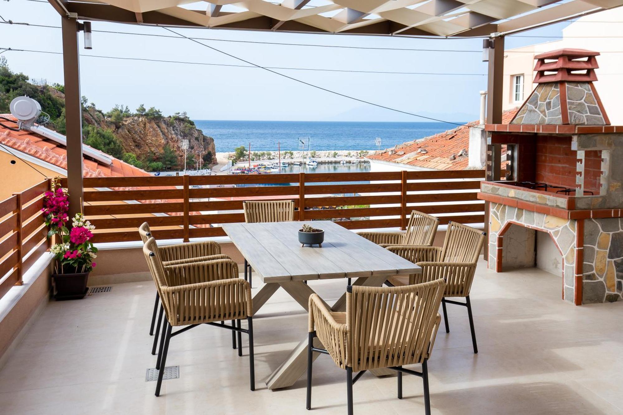 Vela Bianca Suites Limenaria  Ngoại thất bức ảnh