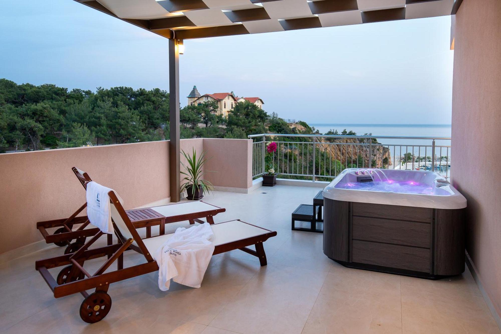 Vela Bianca Suites Limenaria  Ngoại thất bức ảnh